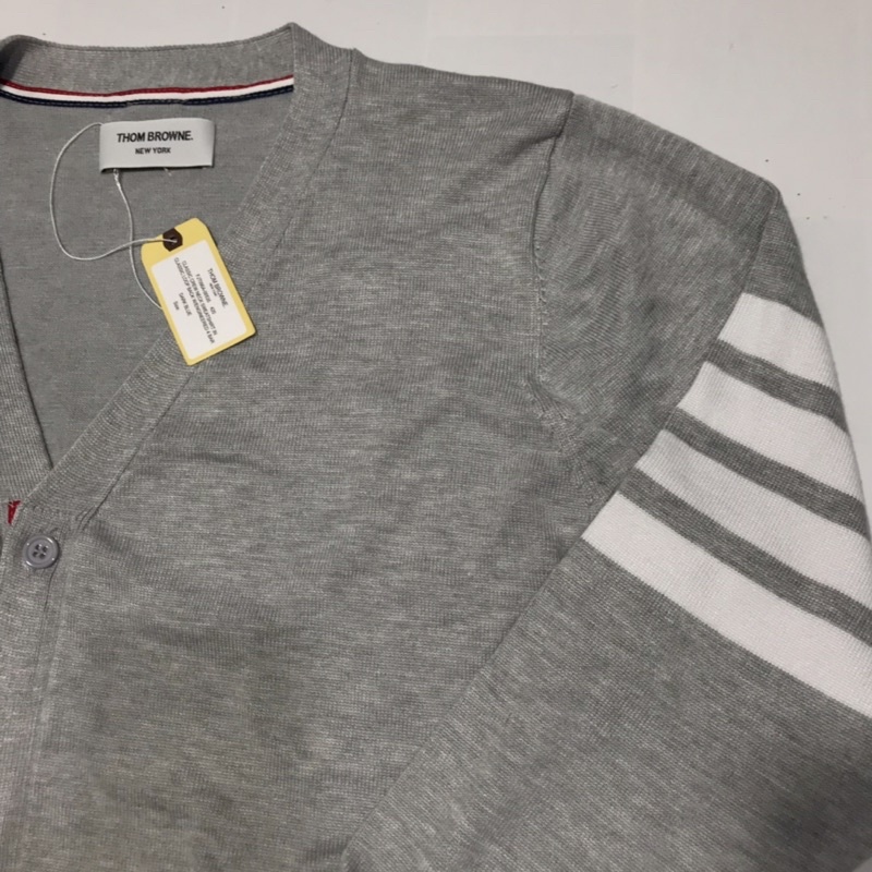Áo khoác len cardigan xám nhạt