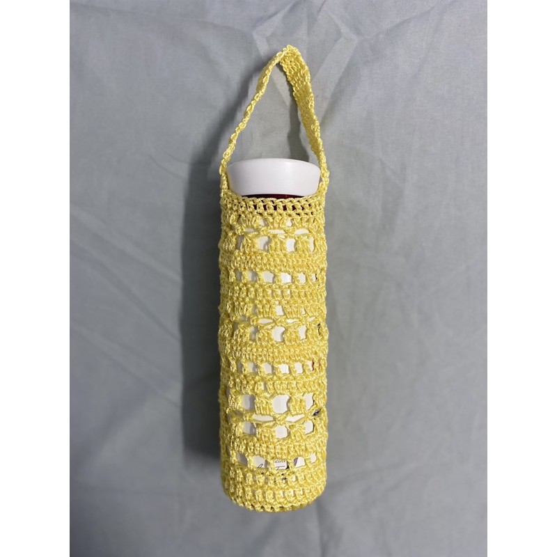 Túi đựng bình giữ nhiệt bằng len handmade