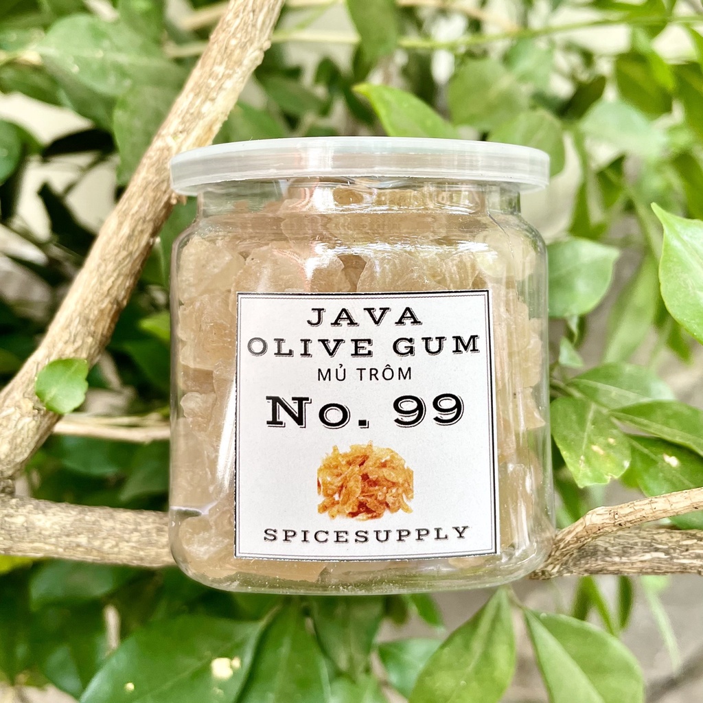 Java Olive Gum - Mủ trôm SPICESUPPLY Việt Nam loại 1 đẹp da, mát gan, thanh nhiệt Hũ 100g