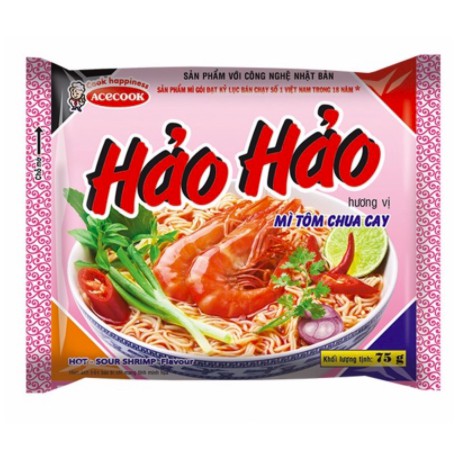 Set 15 gói (nửa thùng) Mì tôm chua cay Hảo Hảo 75g (15 gói x 75gr) | BigBuy360 - bigbuy360.vn