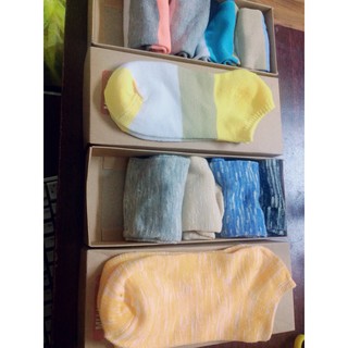 Set hộp 5 đôi tất nữ muji