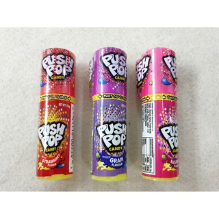 [Sale] [Siêu hot] Combo 3 cái Kẹo Son Push Pop Candy hương vị Cola, vị Dâu Tây, vị Mâm Xôi loại 15g ( Nội địa USA)