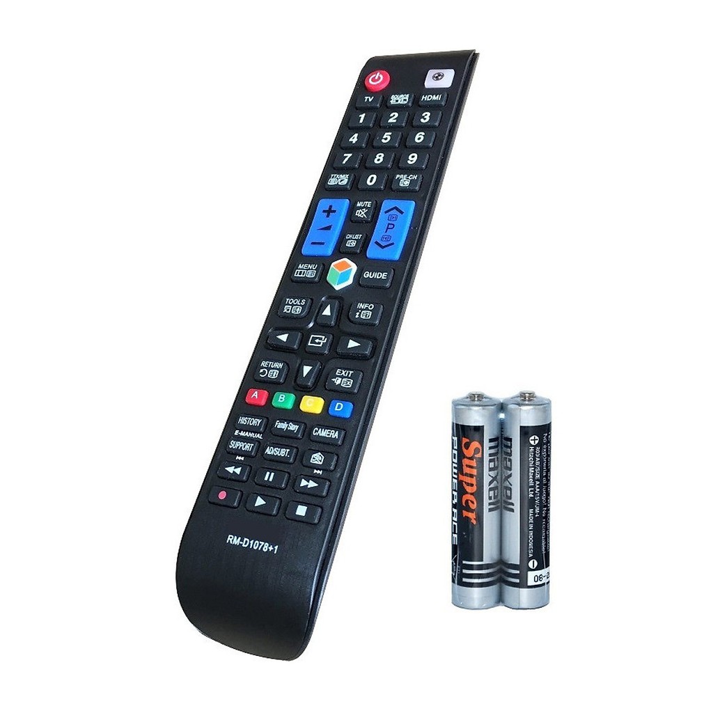 Remote Điều Khiển TV SAMSUNG RM-D1078+1 - Hàng Chất Lượng A+ (Kèm Pin AAA)