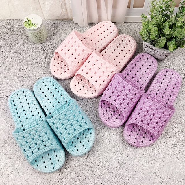 Dép Nữ Nhà Tắm, Văn Phòng, Dép Đi Trong Nhà Nhựa Dẻo Nguyên Khối Siêu Bền Nhiều Màu Size 36-40 - Hàng Việt Nam