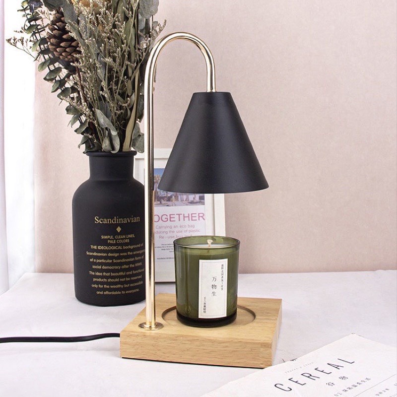 Đèn Đốt Nến Thơm Để Bàn Siêu Sang Chảnh (Tặng Kèm 2 Bóng Đèn) JA Shop