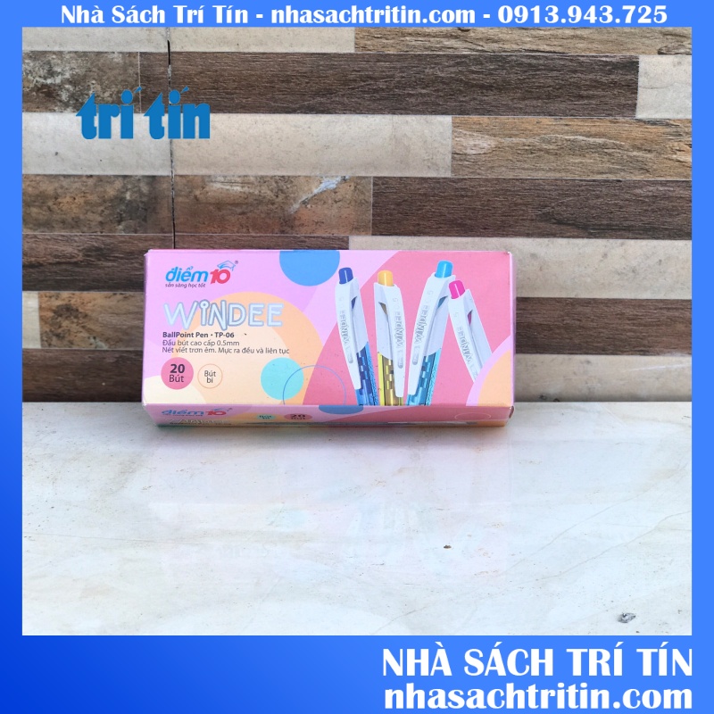 Bút bi TL ngòi 0.5mm TL TP -06 XANH