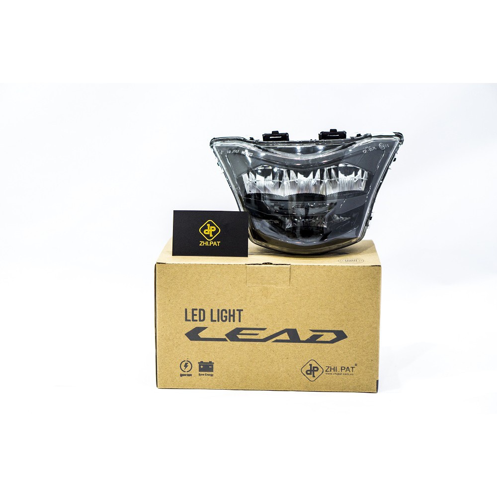 Chóa đèn led 2 tầng Lead 2013-2017 chính hãng zhi.pat cao cấp màu đen