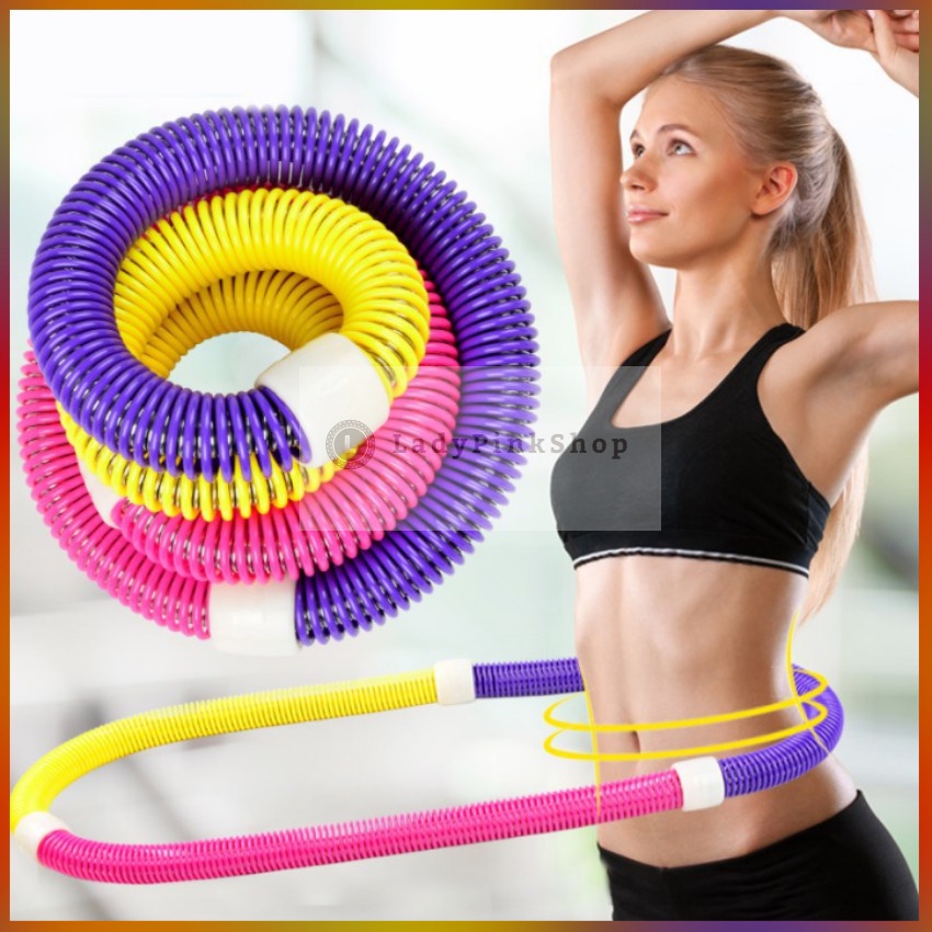 Vòng Lắc Hông, Đa Chức Năng Hula Hoop Giúp Giảm Mỡ Bụng,Tập Chân, Eo Thon, Dáng Gọn