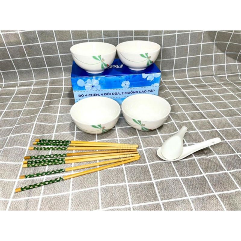 Chén Sứ Hoa tiết cao cấp
