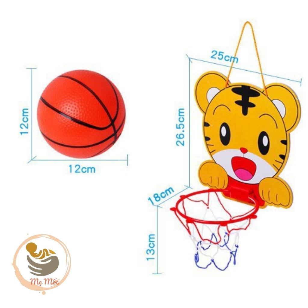 Đồ Chơi Vận Động Bộ Bóng Rổ Treo Tường Ném Bóng Cho Bé Rèn Luyện Phát Triển Chiều Cao, Shop Mẹ Mốc ,BRT