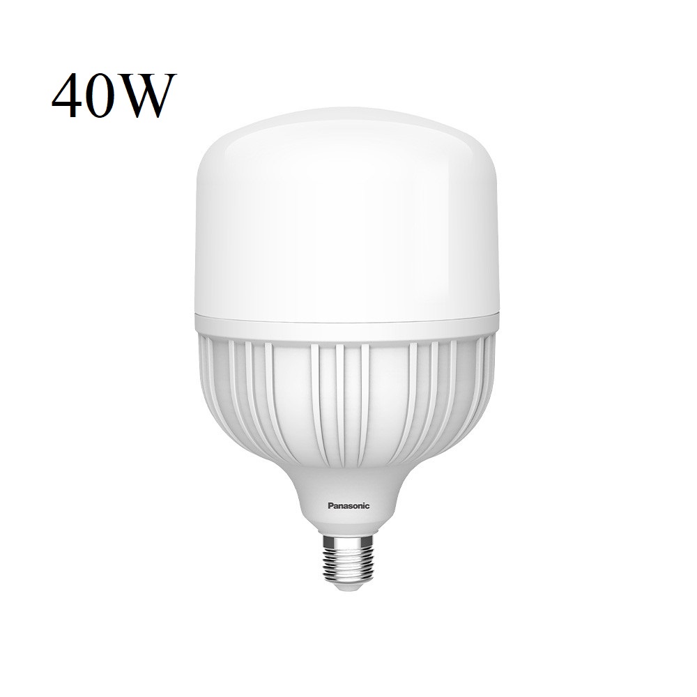 Đèn LED Bulb Trụ Trắng PANASONIC Lotus Series Công suất 40W ánh sáng trắng 6500K Siêu bền Siêu tiết kiệm điệ