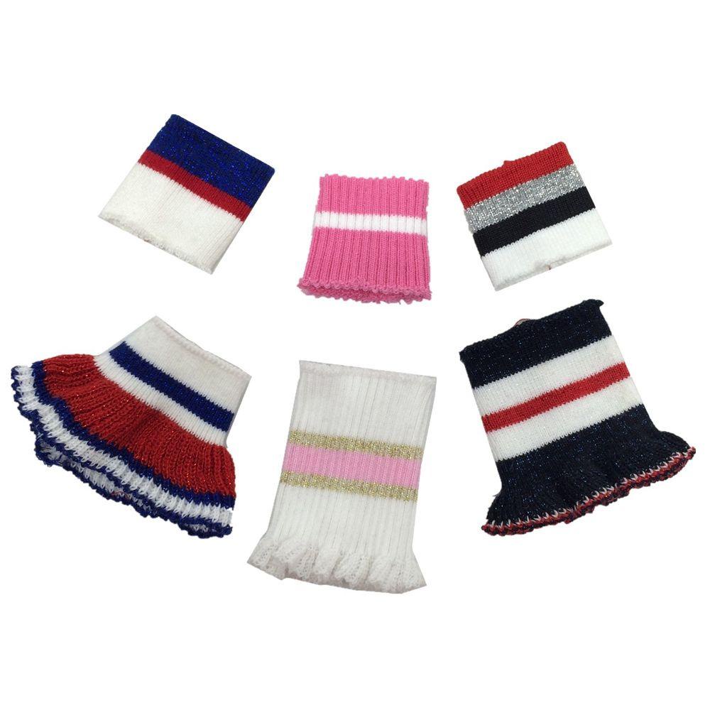 BEBETTERM 1 Bộ Áo Sweater Dệt Kim Mini Nhiều Màu Sắc Dùng Làm Quà Tặng Cho Búp Bê