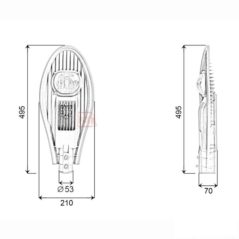 Pha led đèn đường siêu sáng 50w HỒNG ĐĂNG