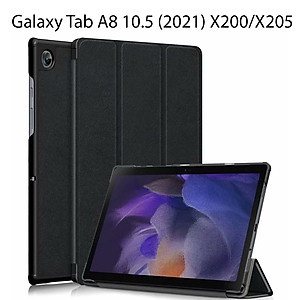 Bao da nắp gập 2 mặt cho Samsung Galaxy Tab A8 10.5inch X200, X205 lứng cứng bảo vệ máy