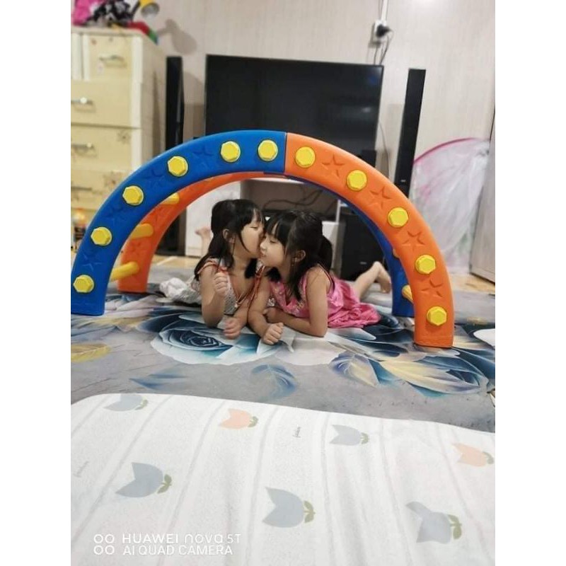 Cầu thang kèm bập bênh grow 2in1