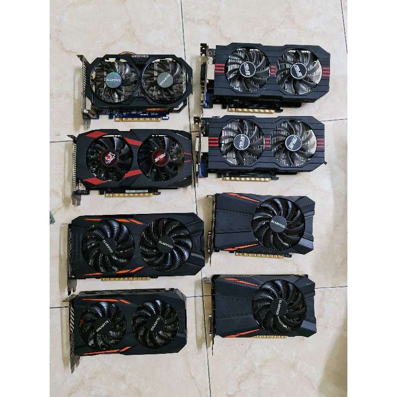 Card màn hình GIGABYTE GeForce GTX 1050Ti 4GB GDDR5, GTX 750ti 2GB