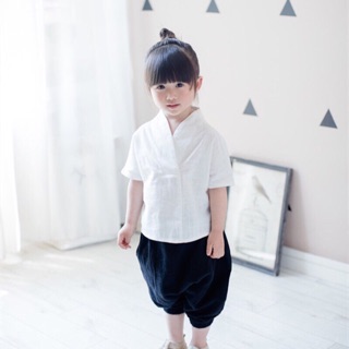 Yukata Trắng đen