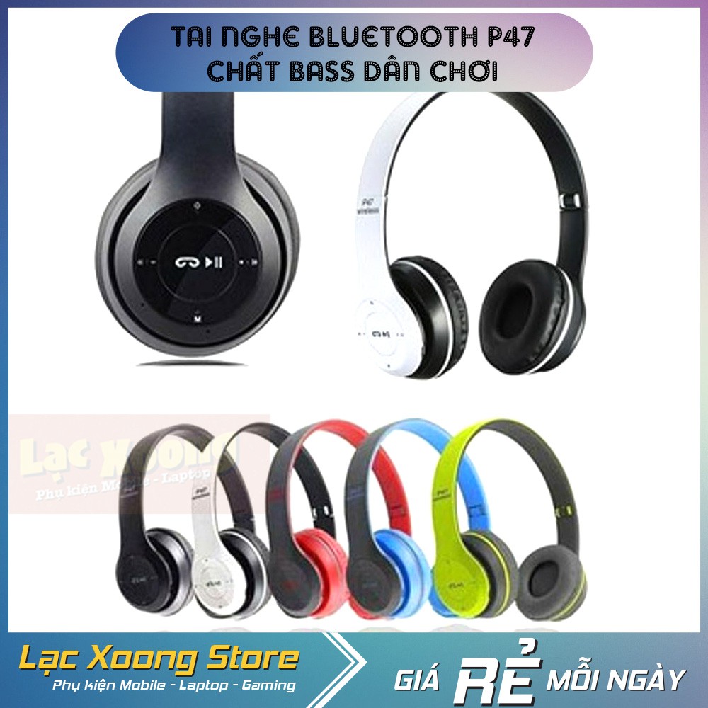 Tai nghe Bluetooth Headphone P47 | BigBuy360 - bigbuy360.vn