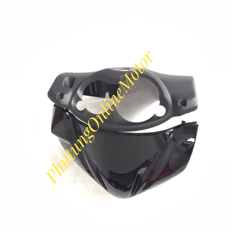 Bộ ốp đầu suzuki hayate sc màu đen phụ tùng chính hãng việt nam