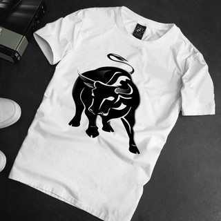 Áo thun Cotton Unisex - 12 Con Giáp - Tuổi sửu - Trâu chiến màu đen