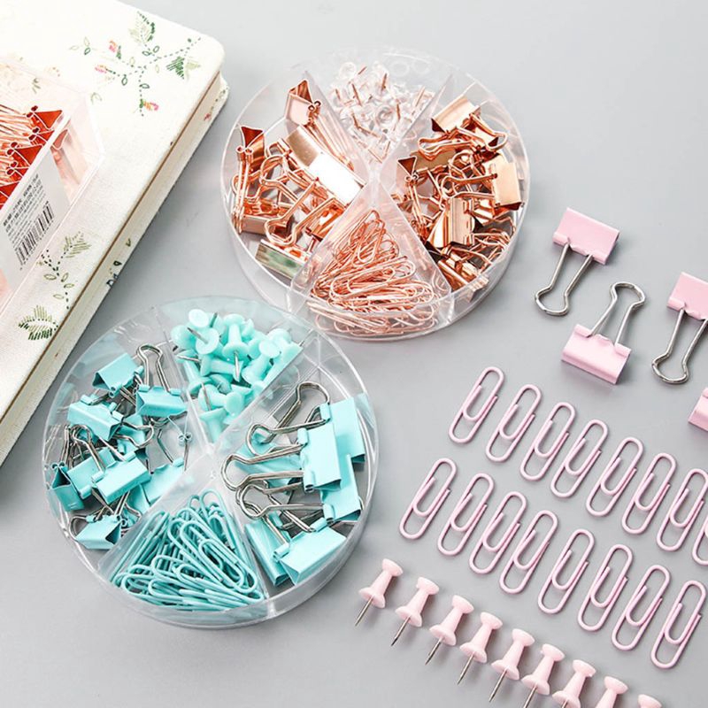 Set 72 Kẹp Đa Năng Bằng Kim Loại