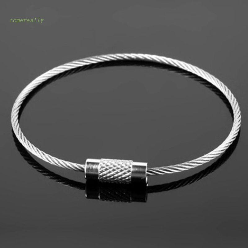 Vòng Khóa Dây Cáp Chìa Khóa Bằng Thép Không Gỉ