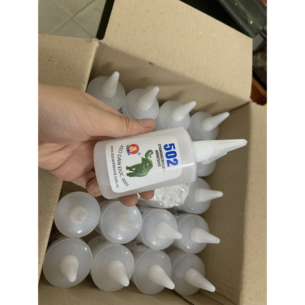 Keo 502 chuyên dụng hiệu con voi VT-100  20 chai / hộp