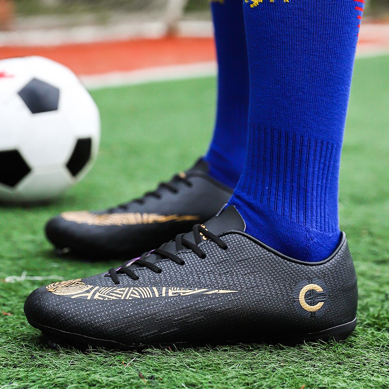 Giày đá bóng FG C Ronaldo chất lượng cao cỡ 32 - 45 cho người lớn/trẻ em