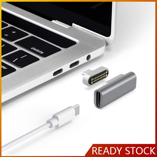 [JL] Magnetic USB C Type-C Adapter Side Plug Elbow 20pin Full-function Adapter Charging Data Transmission 4k Video