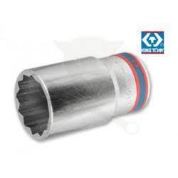 1/2" Đầu tuýp trắng dài 77mm 12 cạnh đủ size từ 8mm------>36mm Kingtony 4230M