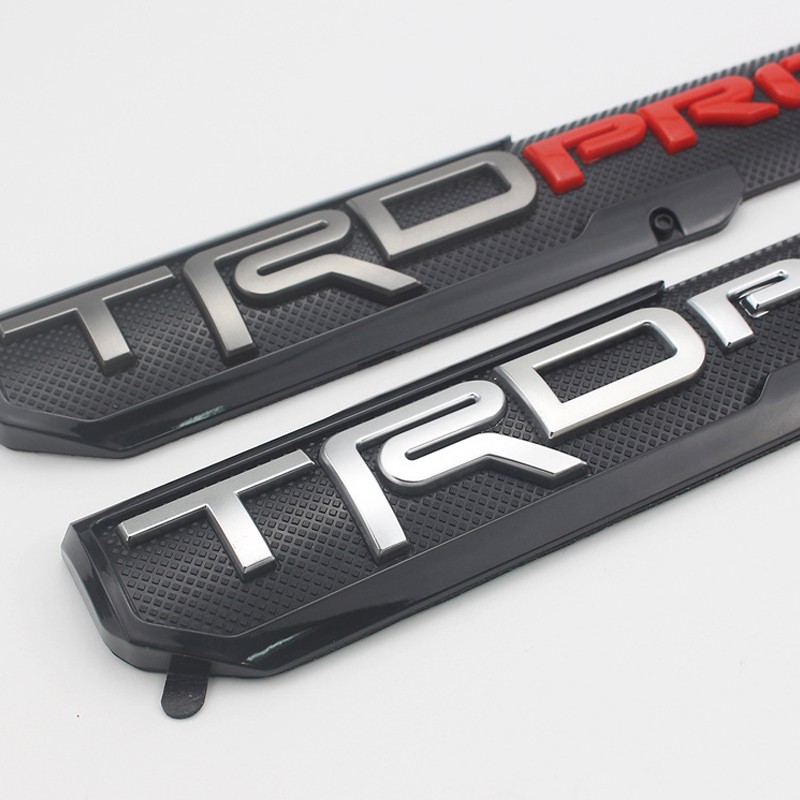 Miếng dán logo TRD Pro trang trí xe Toyota Tacoma tundra