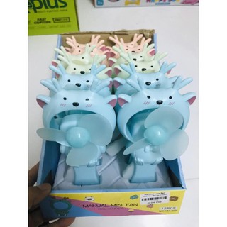 Quạt bóp tay mini hình thú