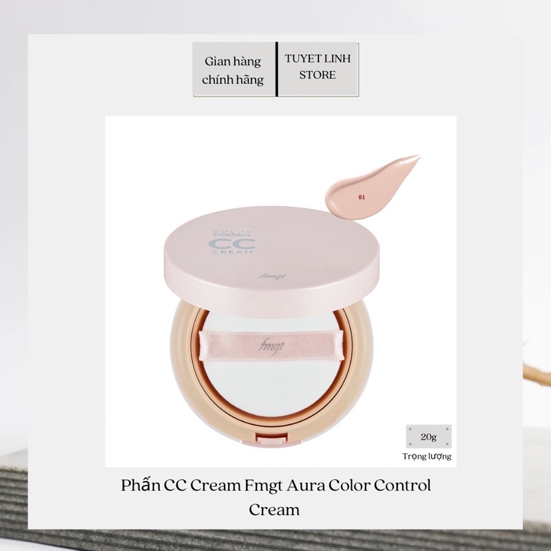 PHẤN NƯỚC Che Khuyến Điểm, Kiềm Dầu, Ngăn Ngừa Mụn CC CREAM FACE IT AURA COLOR CONTROL CREAM (100% Korea)