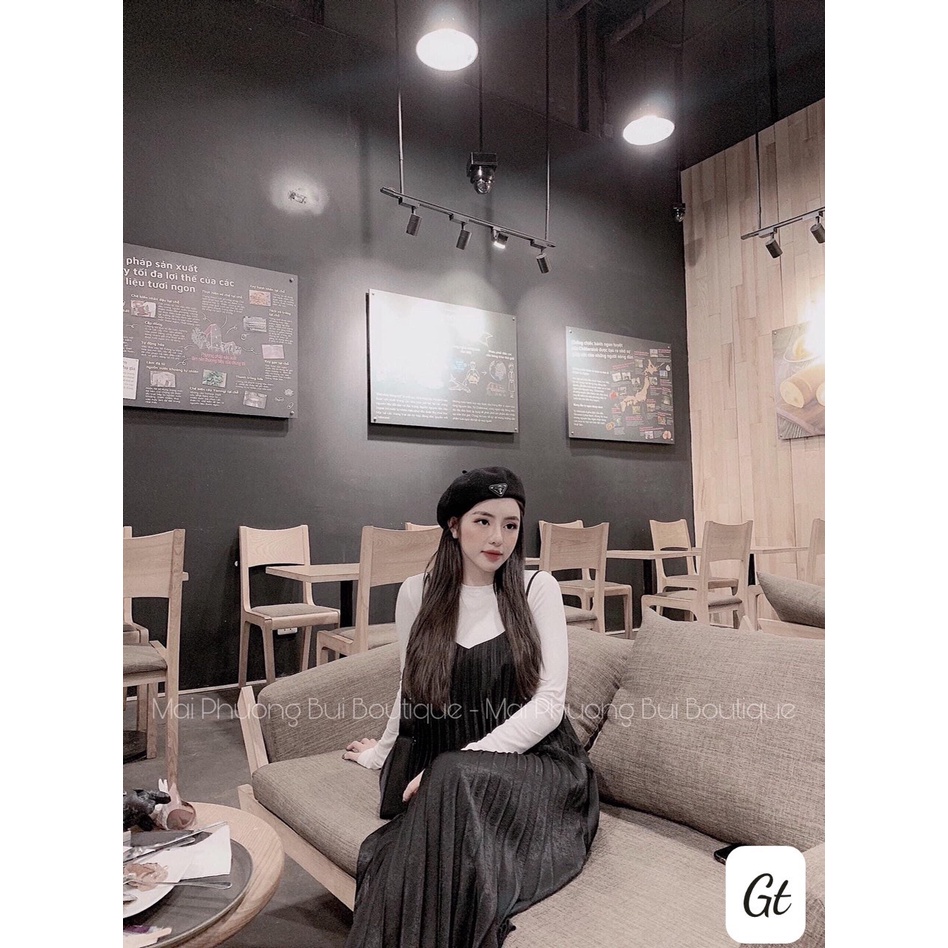 [Aimee Clothing] Set váy 2 dây lụa mềm kèm áo trong nữ tính | BigBuy360 - bigbuy360.vn