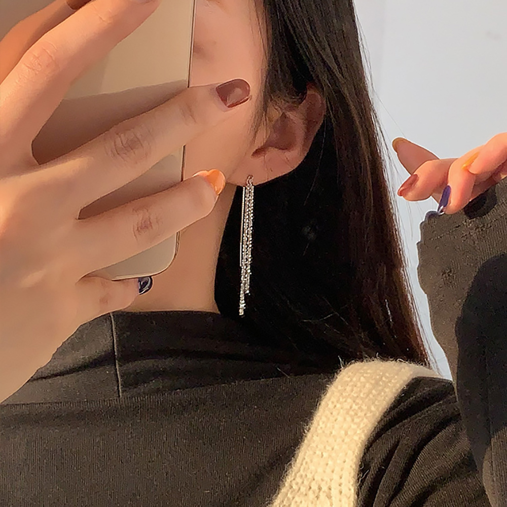 Hoa Tai Dáng Dài Hình Ngôi Sao Thời Trang Cho Nữ