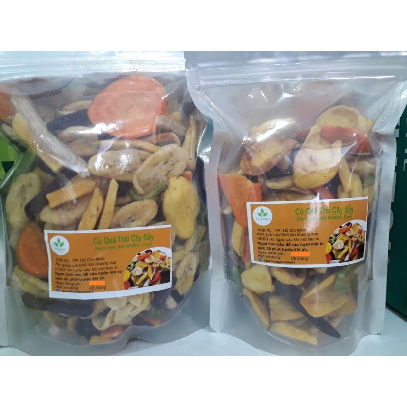[Mã 77FMCGSALE1 giảm 10% đơn 250K] Trái cây sấy Thập cẩm hàng nguyên rau củ sấy | BigBuy360 - bigbuy360.vn