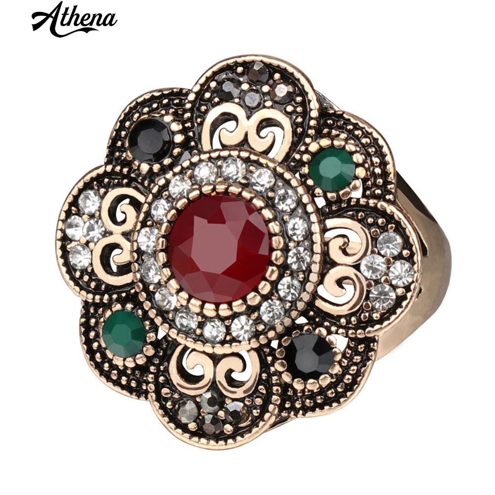 Nhẫn MặT HìNh Hoa ĐíNh Kim Cương Giả ThờI Trang Cho Nữ