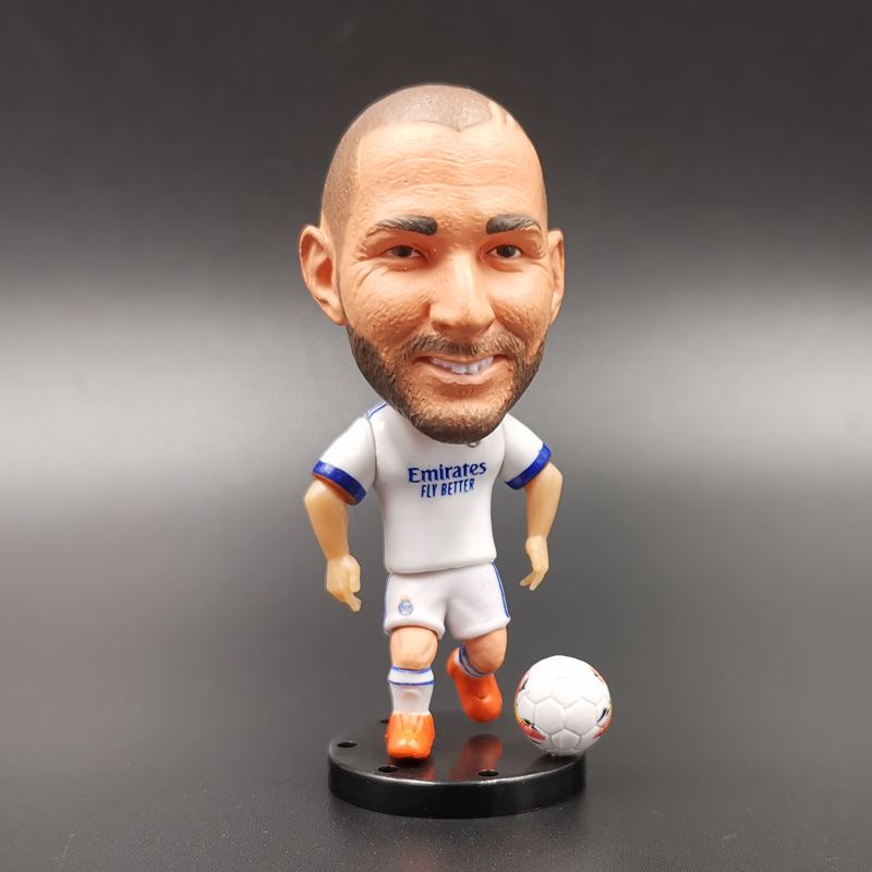 Mô Hình Cầu Thủ Bóng Đá Real Madrid RAMOS ZIDANE MODRIC Cristiano Ronaldo Beckham Ronaldo Carlos