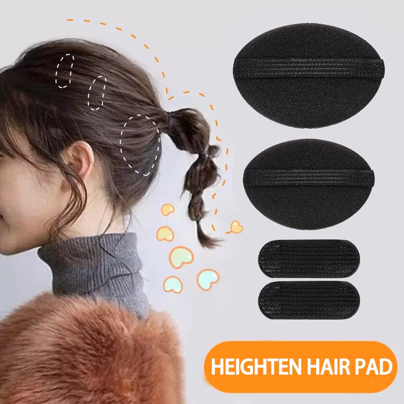 1 Set Đệm Xốp Tạo Kiểu Tóc Phồng Thời Trang Nữ Có Thể Tái Sử Dụng