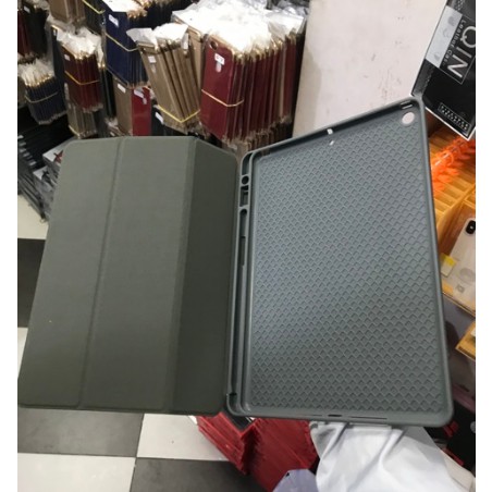 Bao da Mutural vải cho iPad Gen 8 2020 10.2inch lưng dẻo có khay để bút chính hãng