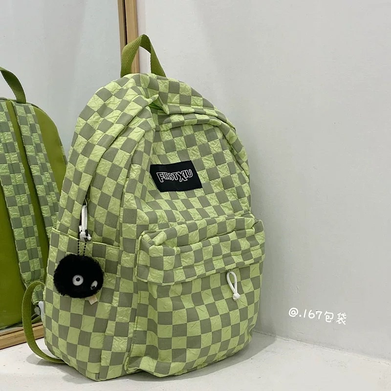 BALO CARO MIX MÀU CHẤT POLY CHỐNG THẤM