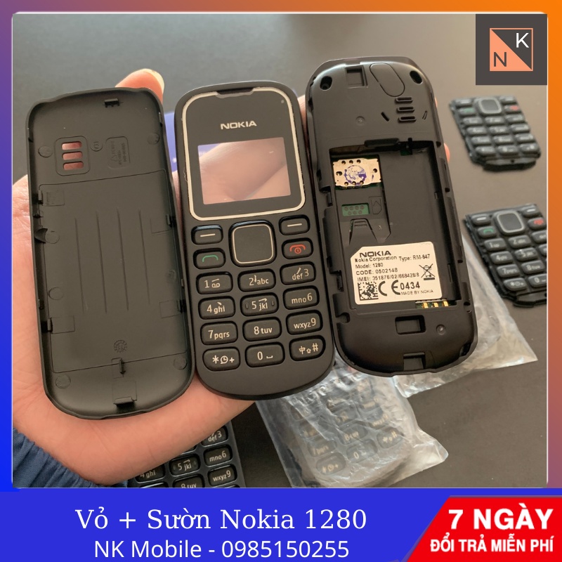 Vỏ + Sườn Nokia 1280