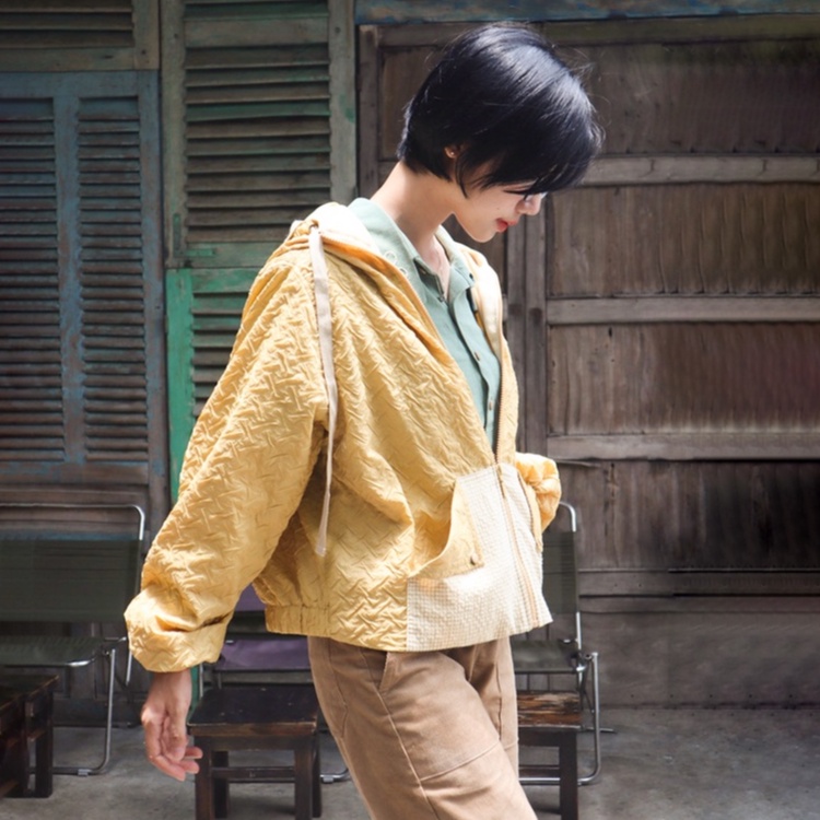 Áo Khoác gió dù nữ nón rộng rãi tay dài form croptop 2 lớp 4 túi mỏng nhẹ mùa Đi Nắng  Thích Mặc Đẹp phong cách Hàn Quốc