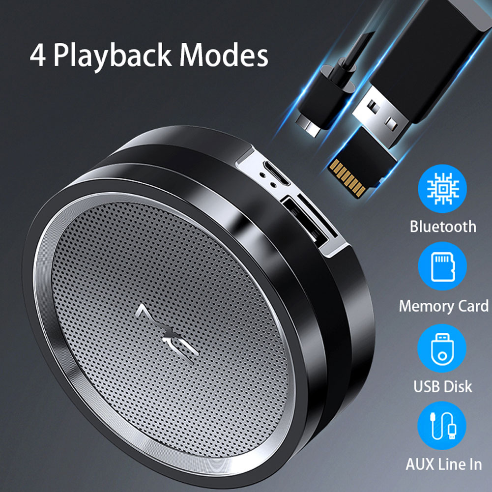 Loa Bluetooth di động nhỏ Loa siêu trầm Bluetooth Boombox mp3 Máy nghe nhạc Hộp âm nhạc USB AUX