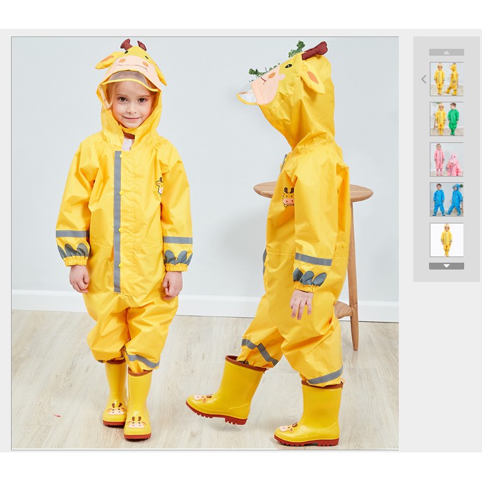 Áo mưa cho bé áo mưa bé gái liền quần