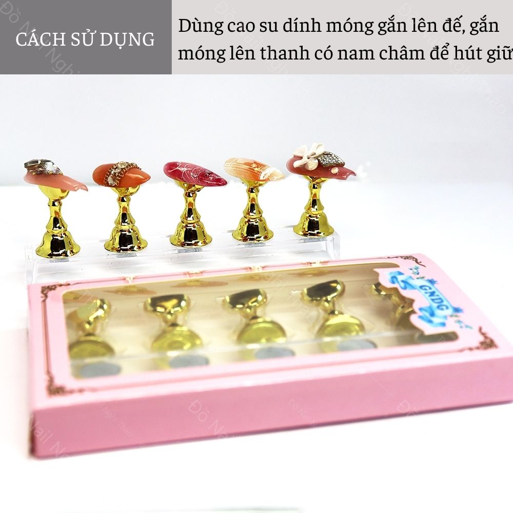 Đế gắn móng giả , đế móng nail nam châm
