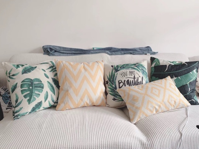 Gối vuông sofa/ gối ôm trang trí ORDER-SẴN 7+9 size 40*40 (vỏ+ruột)