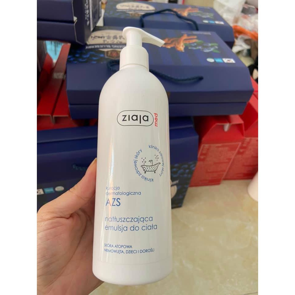 NHŨ TƯƠNG DƯỠNG ẨM TOÀN THÂ ZIAJA MED AZS - CHỐNG VIÊM, NGỨA VÀ LÀM MỀM DA - HÀNG CHÍNH HÀNG | BigBuy360 - bigbuy360.vn