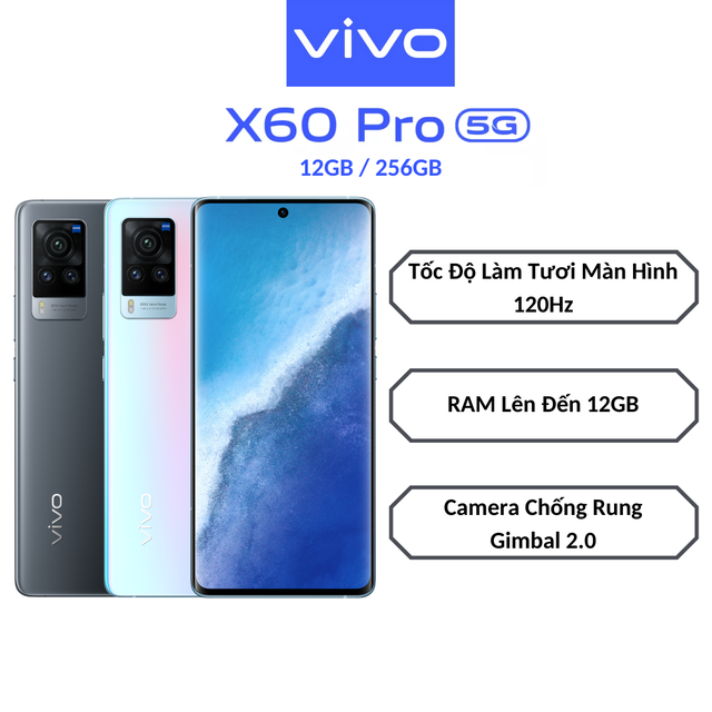 Điện Thoại Vivo X60 Pro (256GB/12GB) - Hàng Chính Hãng