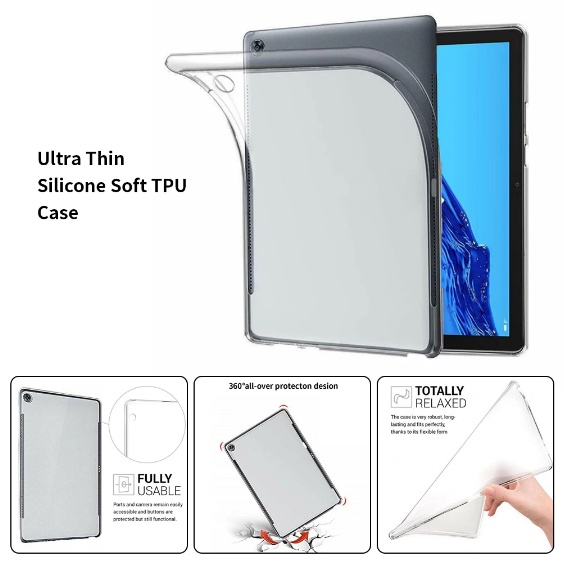 Vỏ silicon trong suốt túi khí chống rơi Amazon Kindle Fire HD8 2020 2015 2016 2017 HDX 8.9 7 HD7 2014 Paperwhite 1 2 3